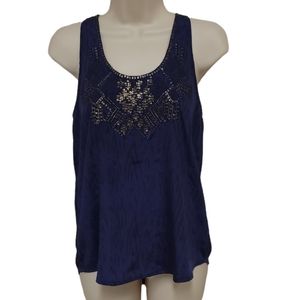 Urban Outfitters Ecote women's tank top size Small embellishments scoop neck